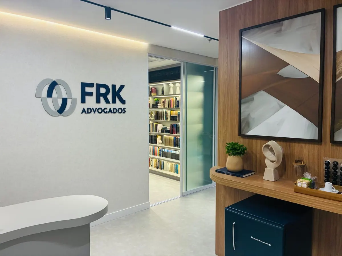 Recepção do FRK Advogados, escritório de advocacia na Barra Funda, em São Paulo